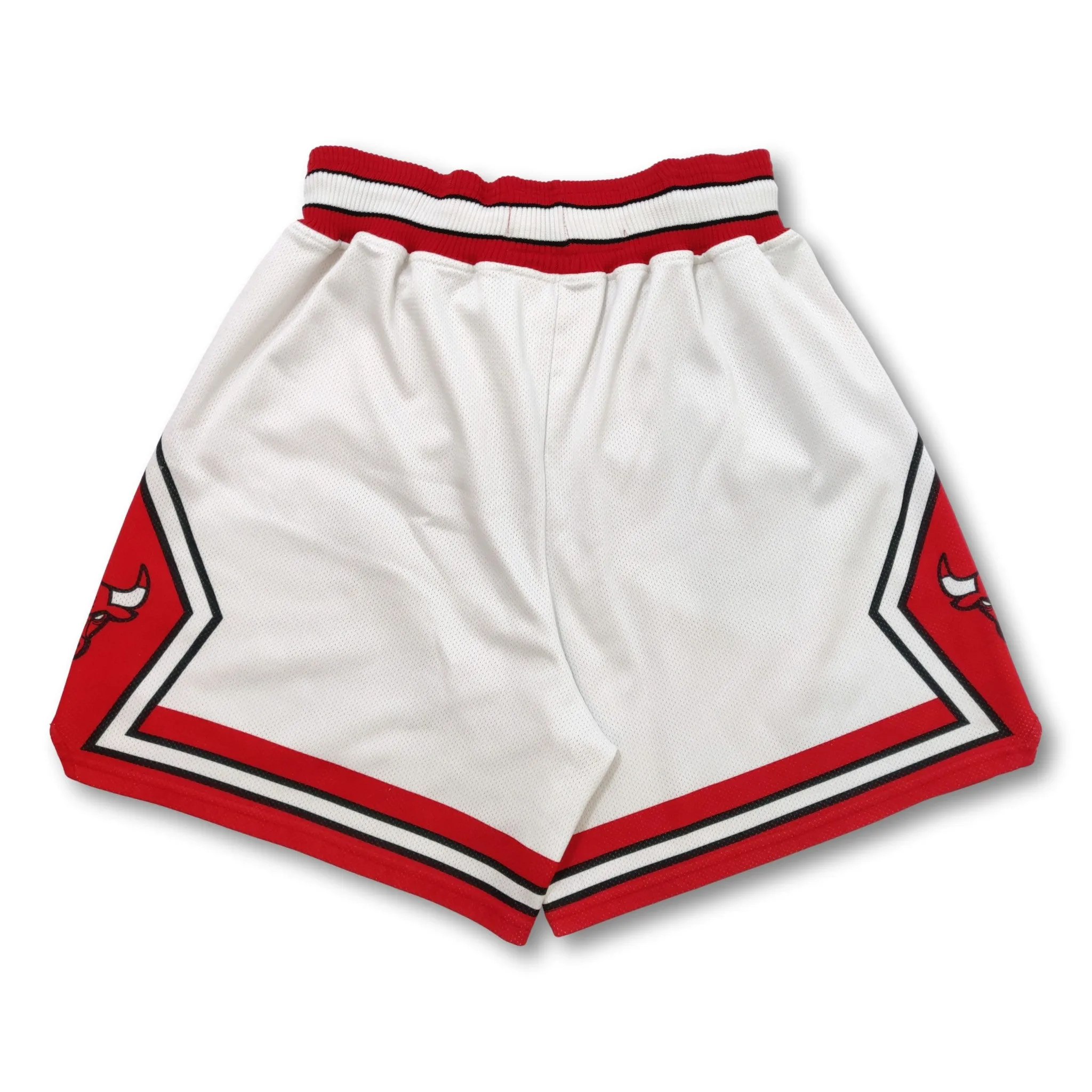 1990s white Chicago Bulls Champion basketball shorts