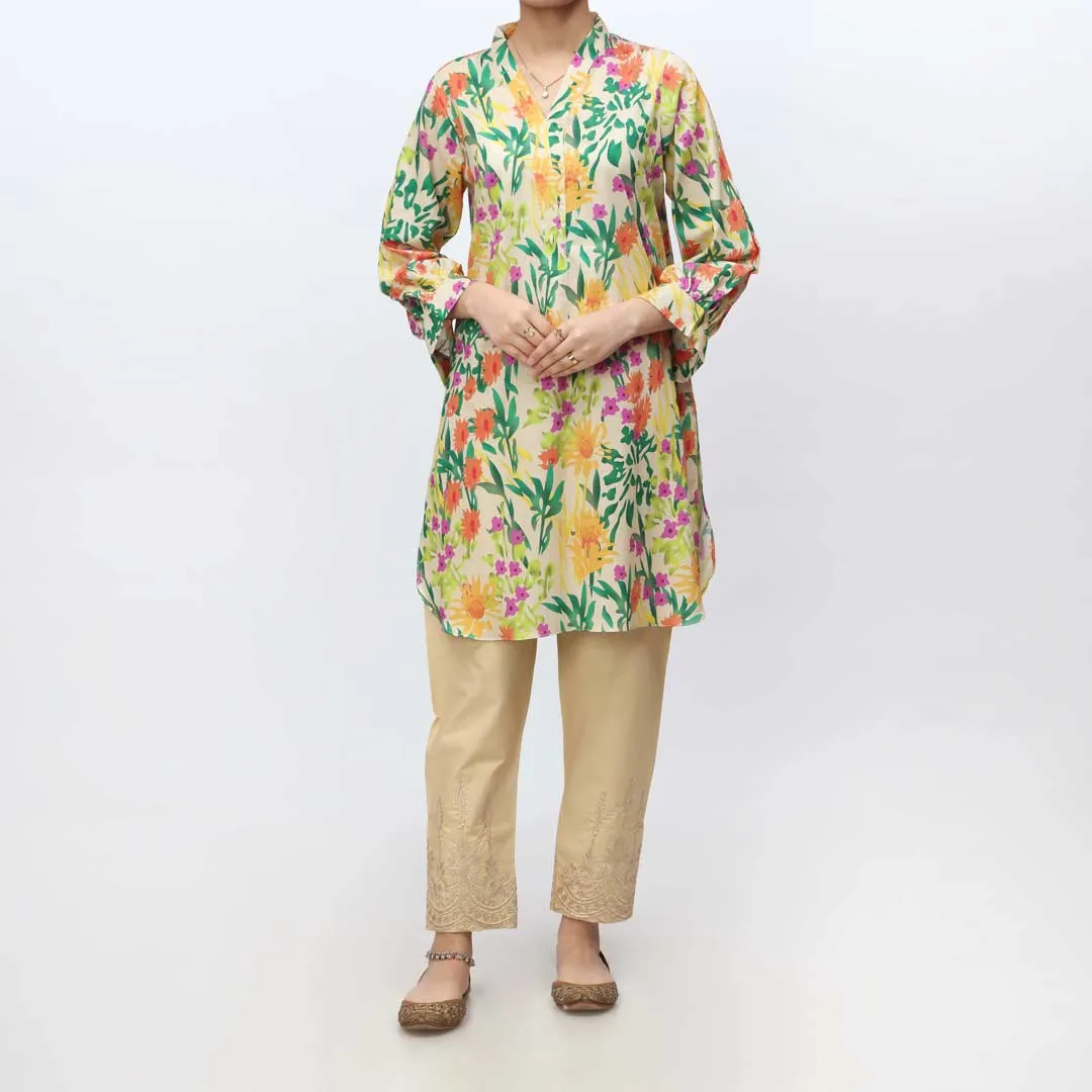 1PC-Unstitched Digital Printed Lawn Shirt PS4448