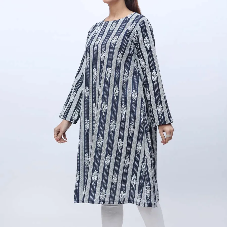 1PC- Puff Printed Cambric Shirt PS4007