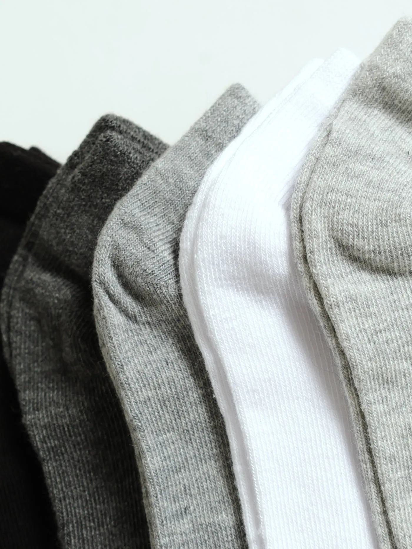 5 Pack Low Cut Socks - Grey Melange