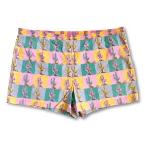 90s multicolor Adidas Warhol-style shorts