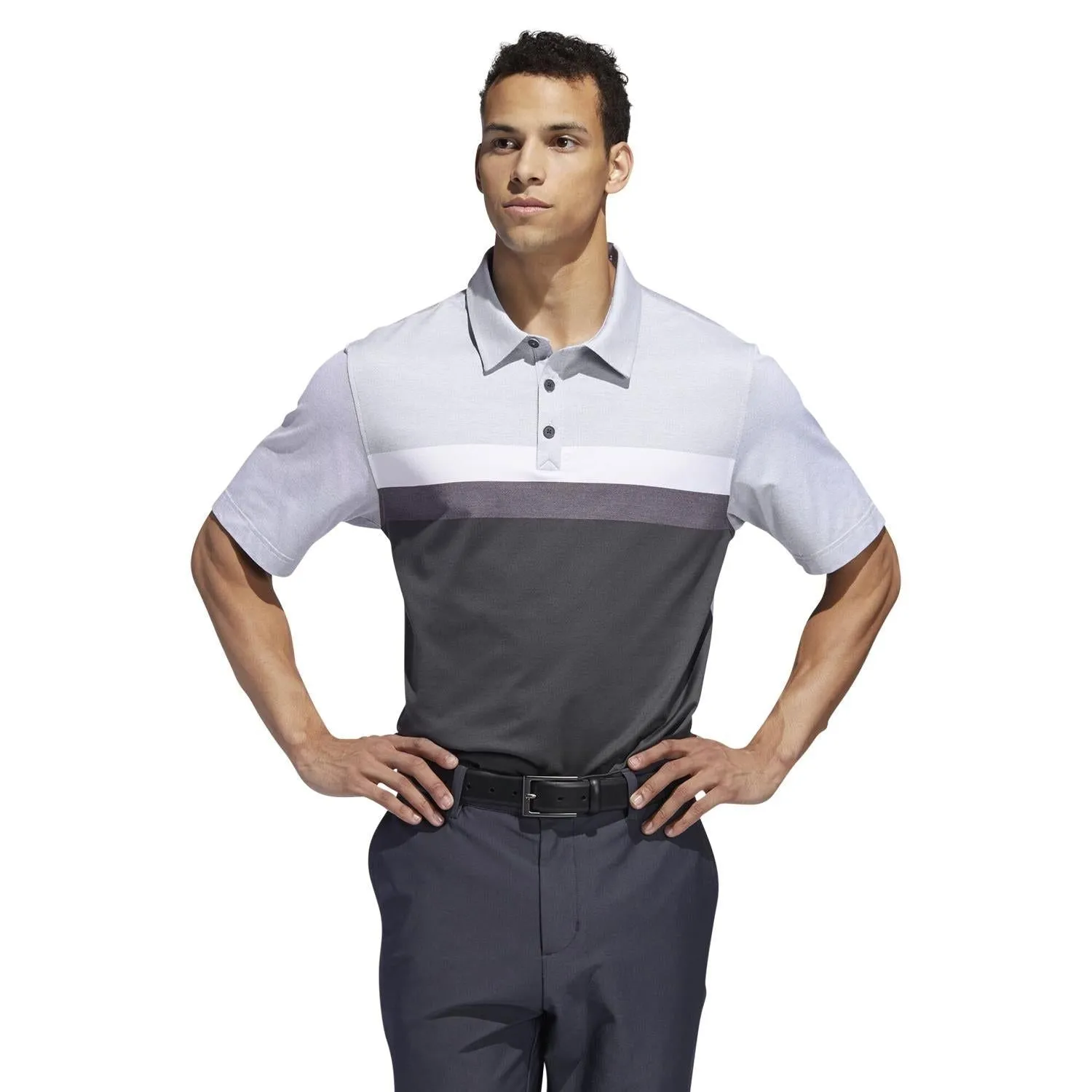 adidas Adipure Premium Engineered Polo Shirt - Grey