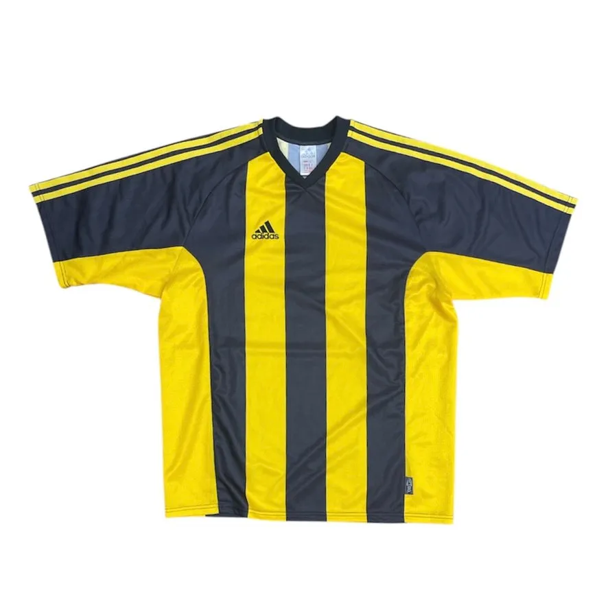 Adidas Black Yellow Football Jersey