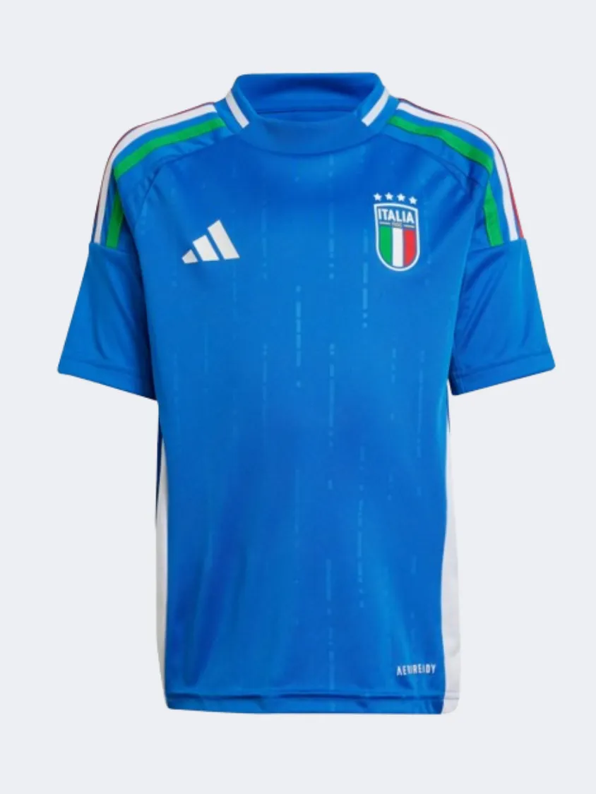 Adidas Italy 24 Home Little Football Set Blue/White/Red/Green