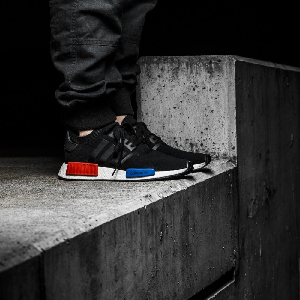 Adidas NMD Runner Primeknit Core Black-Lush Red