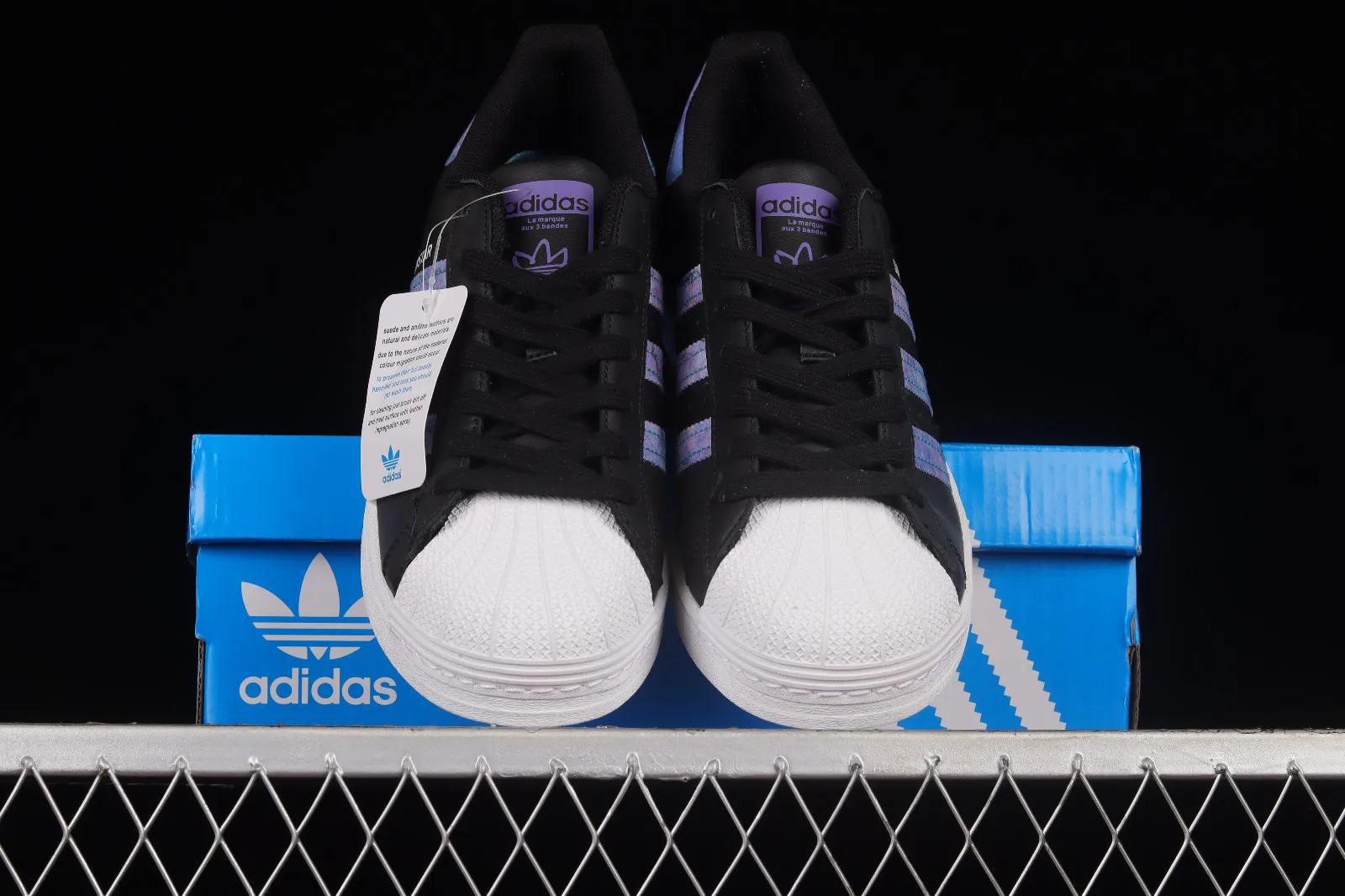 Adidas Originals Superstar Core Black Purple Cloud White CZ5216