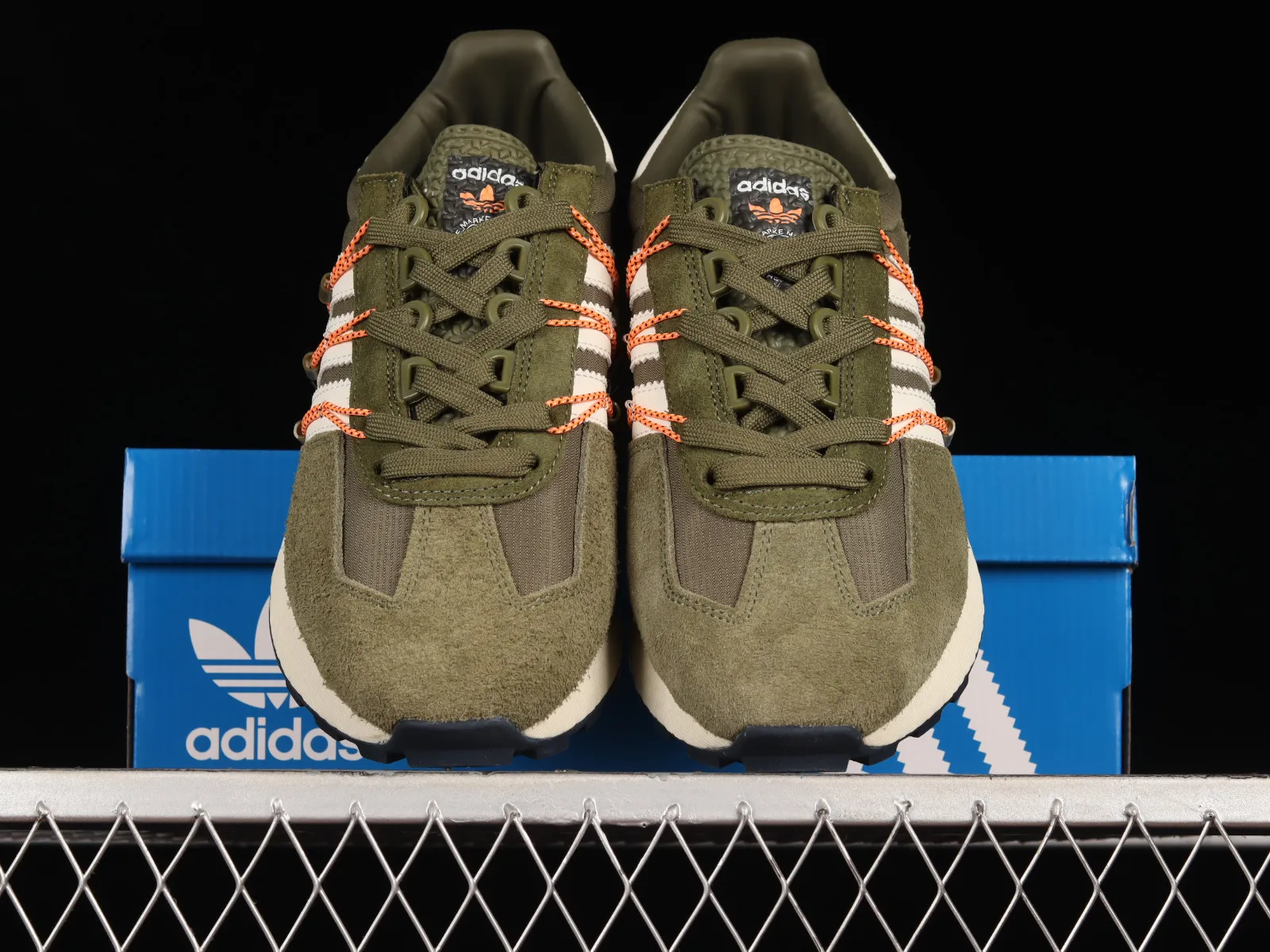 Adidas Retropy E5 Dark Green Orange Core Black FZ5926