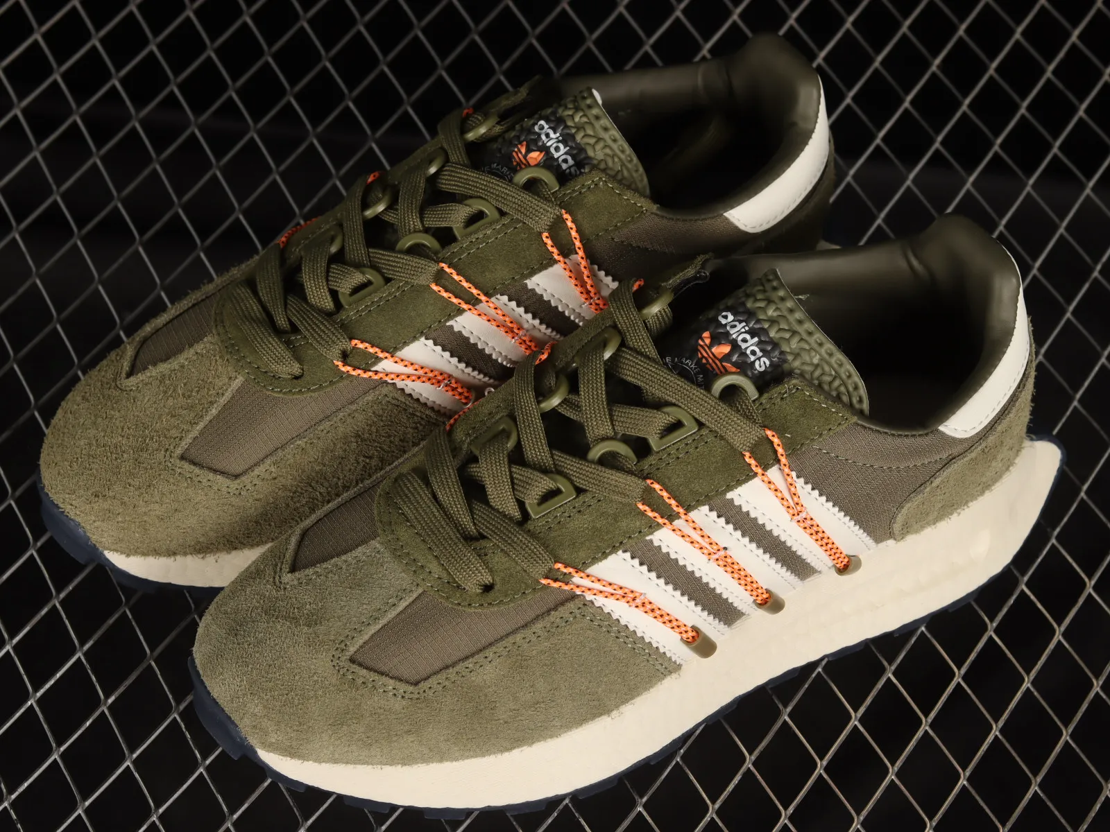 Adidas Retropy E5 Dark Green Orange Core Black FZ5926