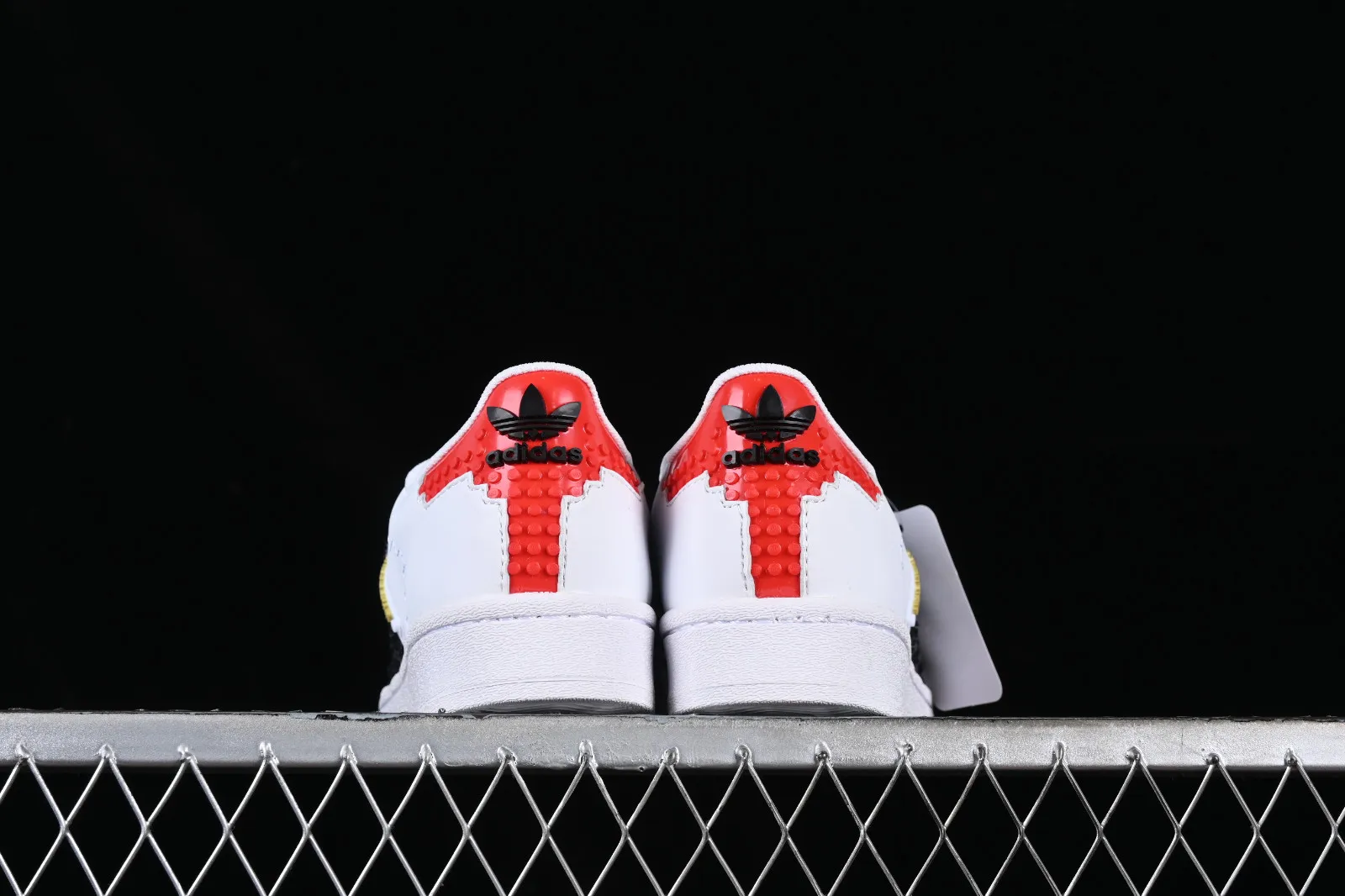 Adidas Superstar Cloud White Red Core Black Gold GW3966