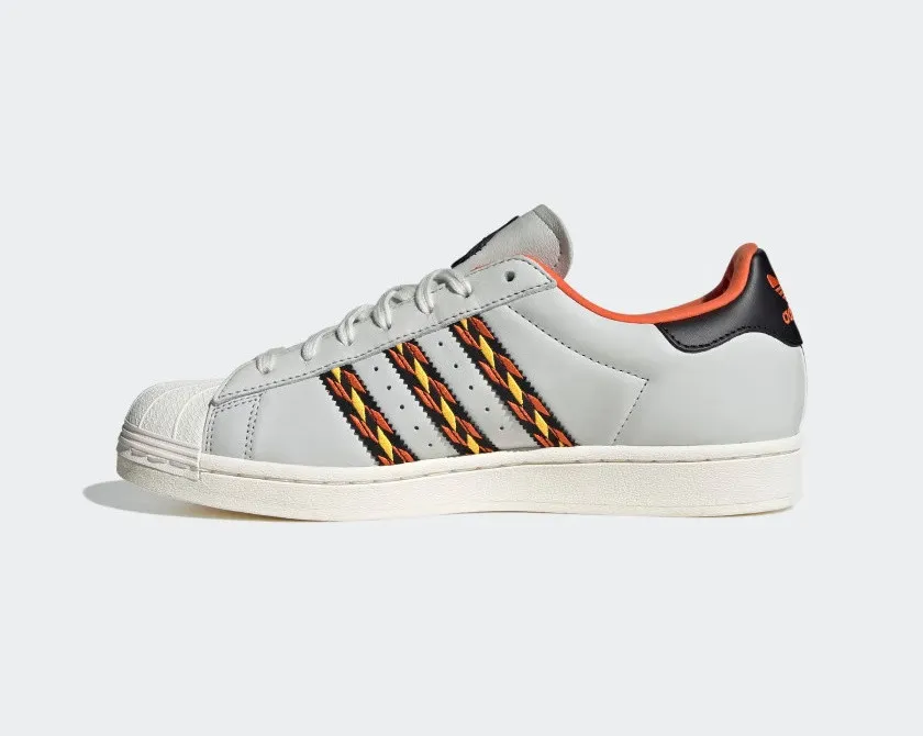 Adidas Superstar Crystal White Semi Impact Orange Cloud White HR1433