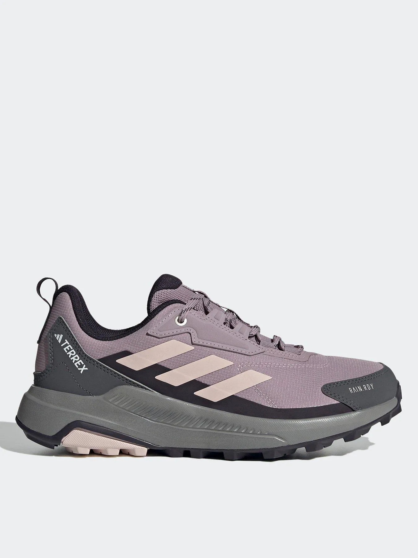 Adidas Terrex Womens Anylander Rain Ready Waterproof Hiking Shoes - Purple