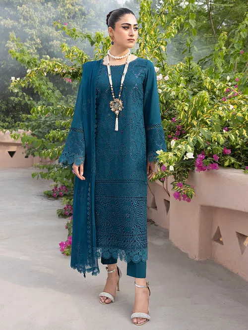 Afsaneh by Mahnur Embroidered Karandi Unstitched 3Pc Suit D-07 Tesoro Mio