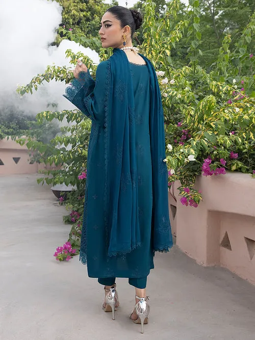 Afsaneh by Mahnur Embroidered Karandi Unstitched 3Pc Suit D-07 Tesoro Mio