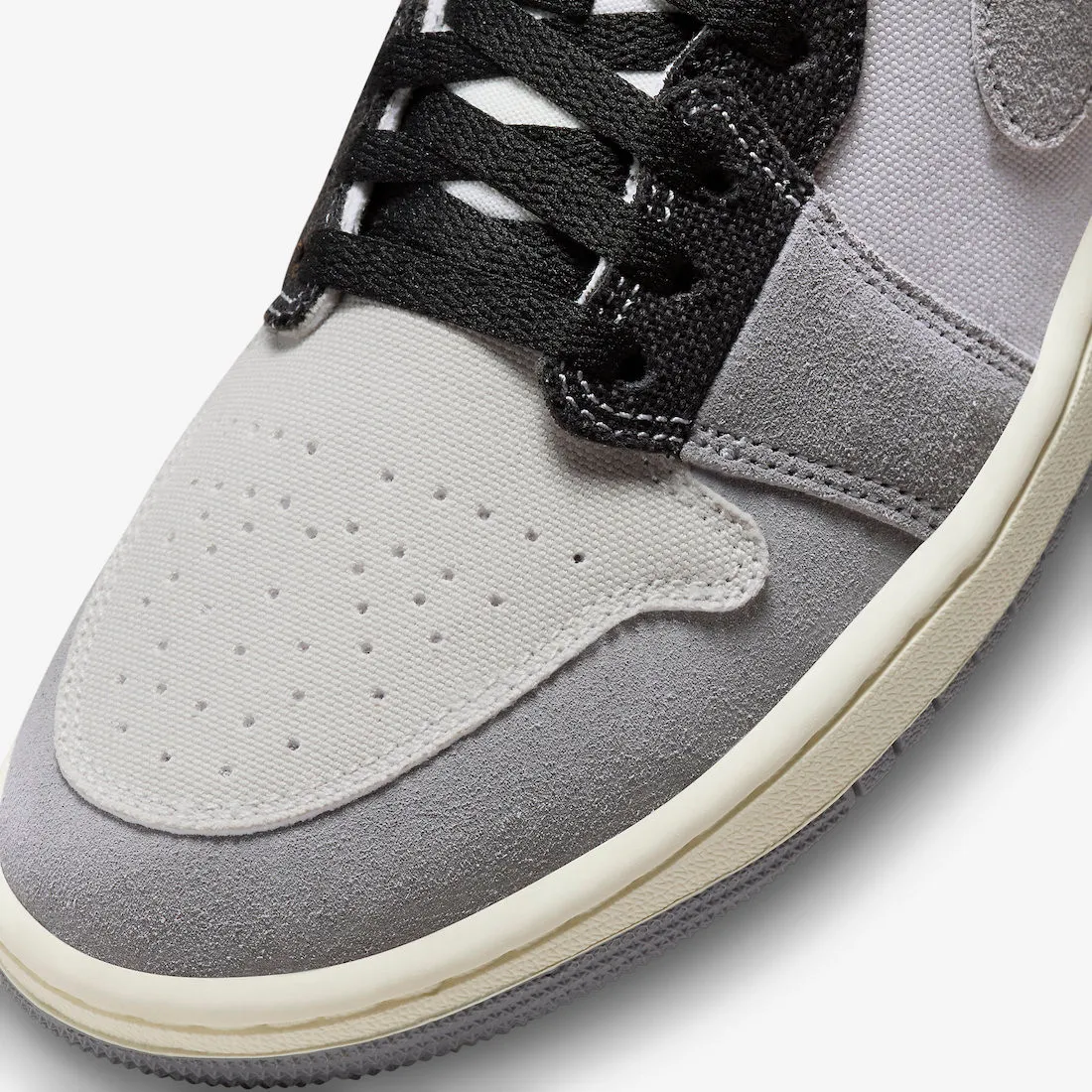 Air Jordan 1 Low SE Craft Inside Out Cement Grey Sail Black DZ4135-002