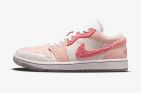 Air Jordan 1 Low SE Mighty Swooshers Pastel Pink White DM5443-666