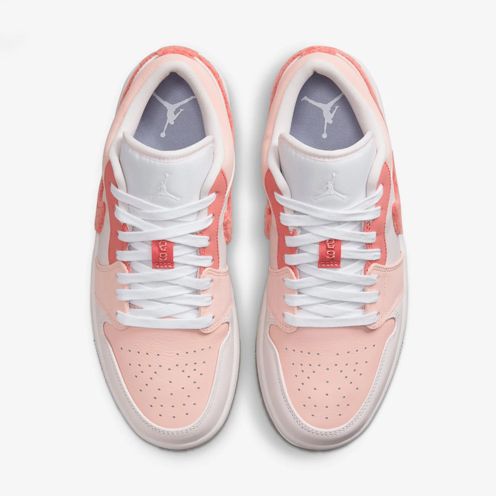 Air Jordan 1 Low SE Mighty Swooshers Pastel Pink White DM5443-666