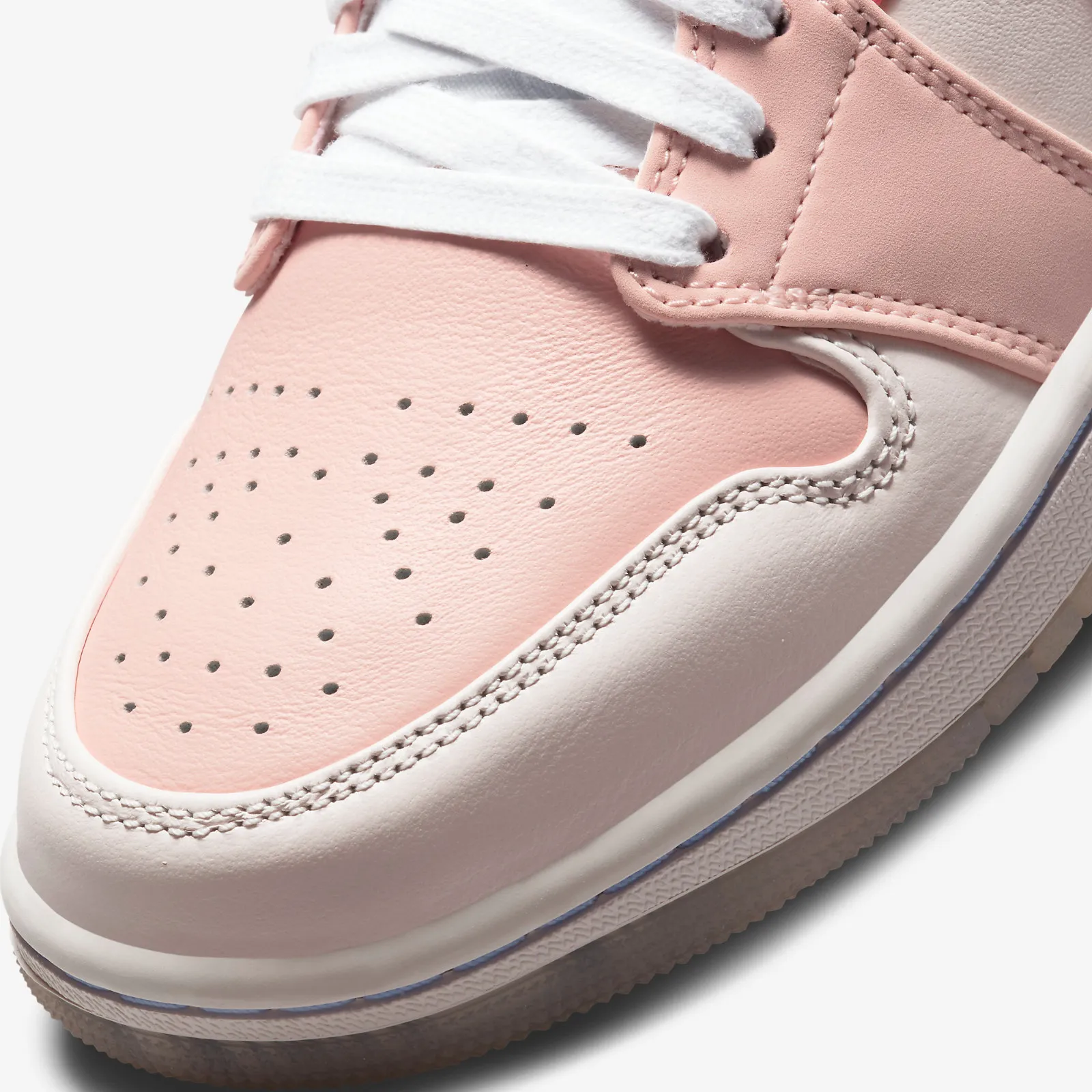 Air Jordan 1 Low SE Mighty Swooshers Pastel Pink White DM5443-666