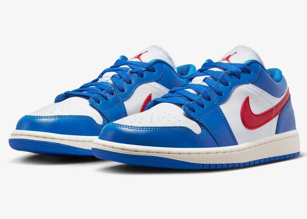 Air Jordan 1 Low Sport Blue Gym Red White Sail DC0774-416