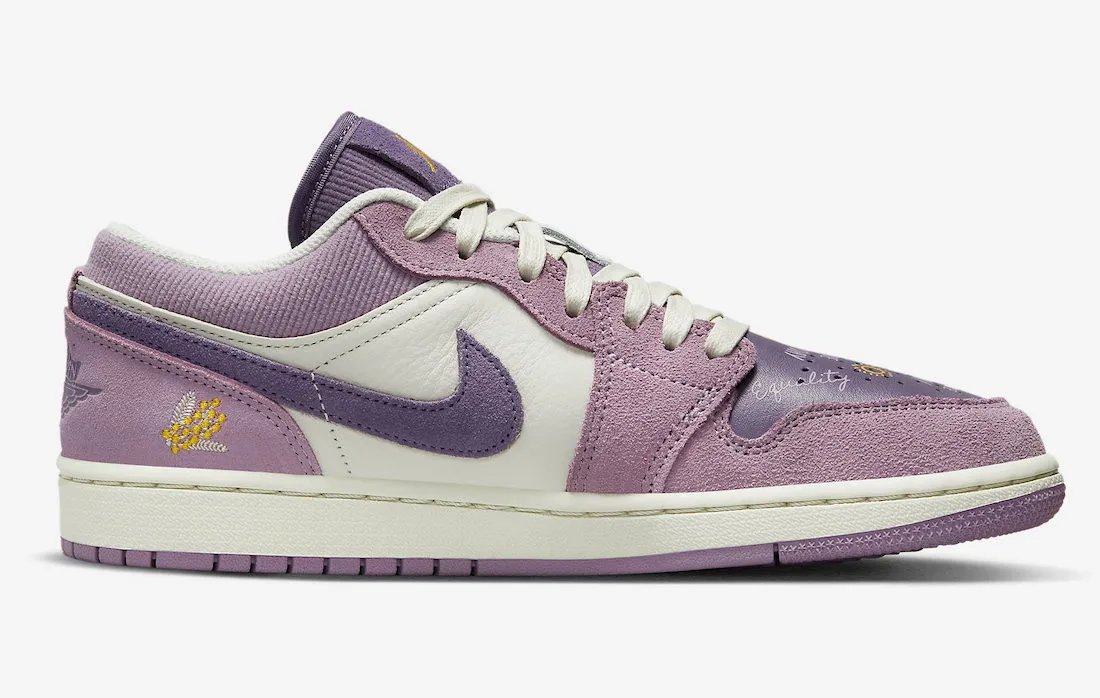 Air Jordan 1 Low Unity Purple Smoke Sail Purple DR8057-500