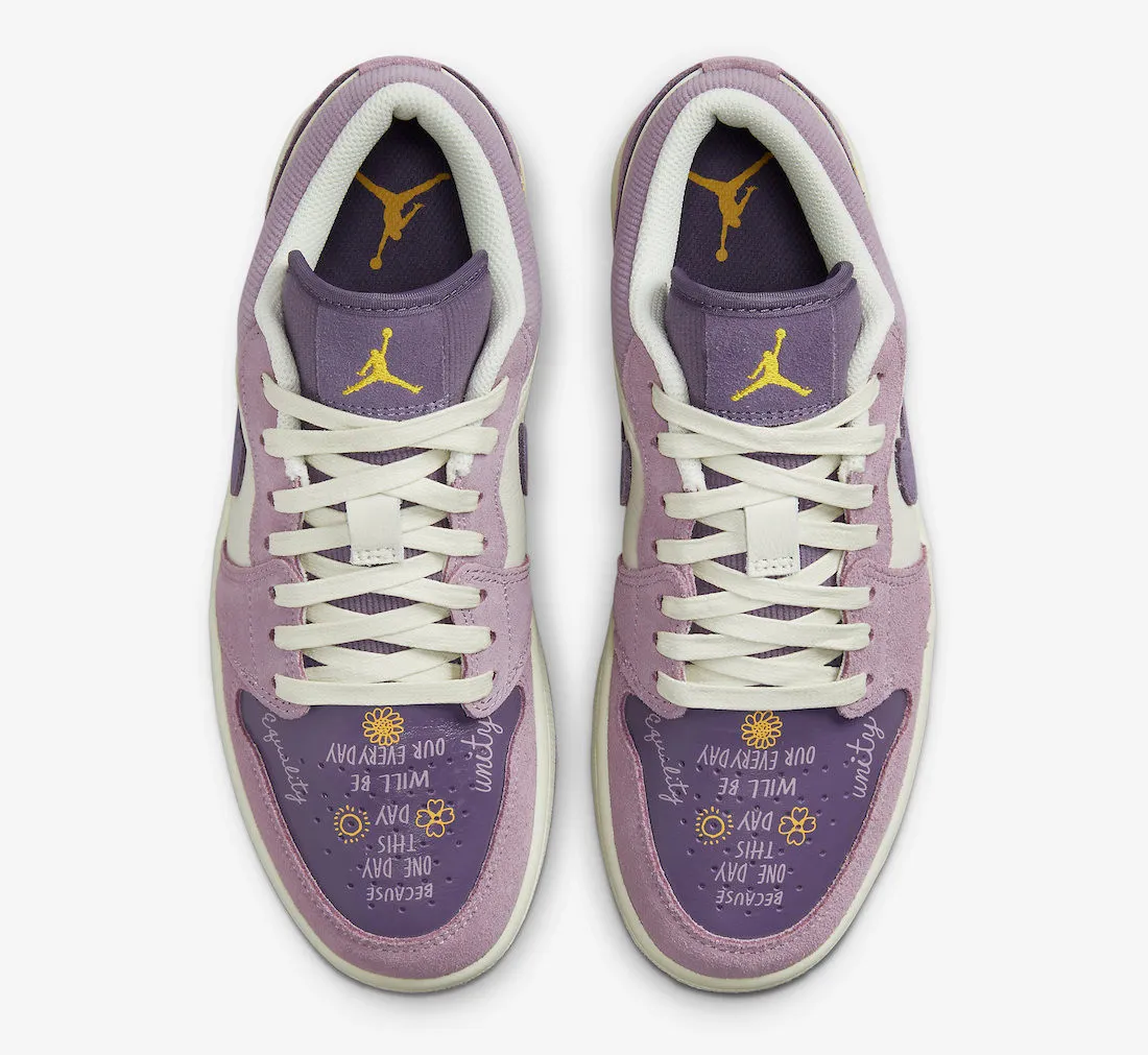 Air Jordan 1 Low Unity Purple Smoke Sail Purple DR8057-500