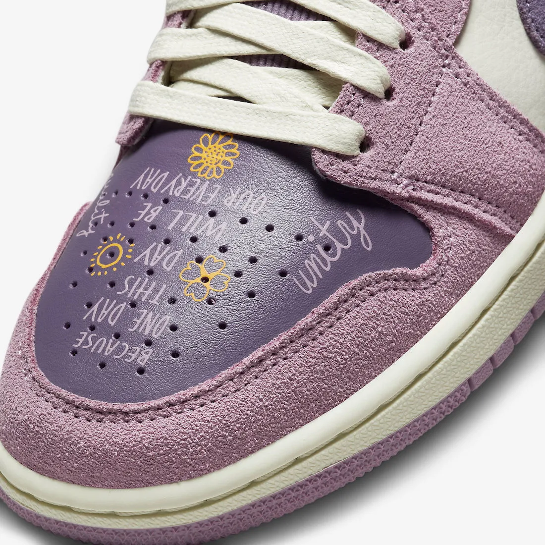 Air Jordan 1 Low Unity Purple Smoke Sail Purple DR8057-500