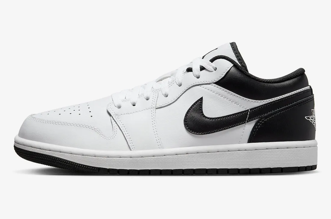 Air Jordan 1 Low White Black 553558-132