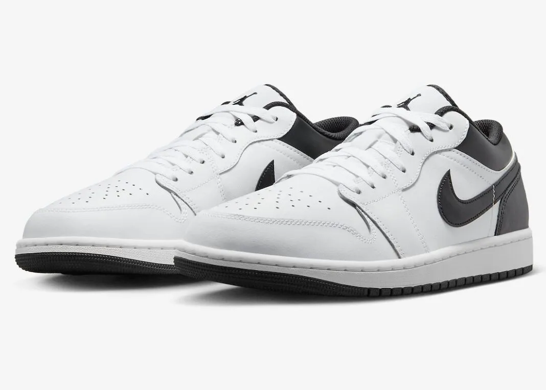 Air Jordan 1 Low White Black 553558-132