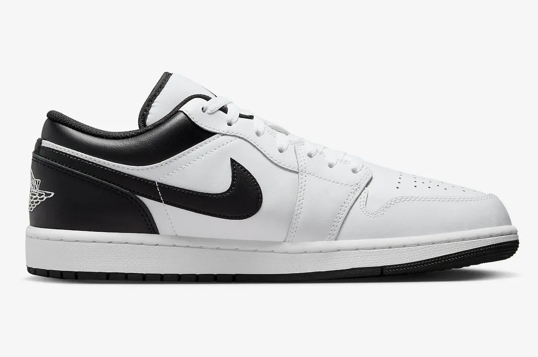 Air Jordan 1 Low White Black 553558-132