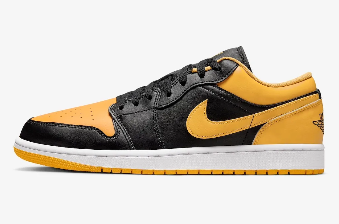 Air Jordan 1 Low Yellow Ochre White Black 553558-072