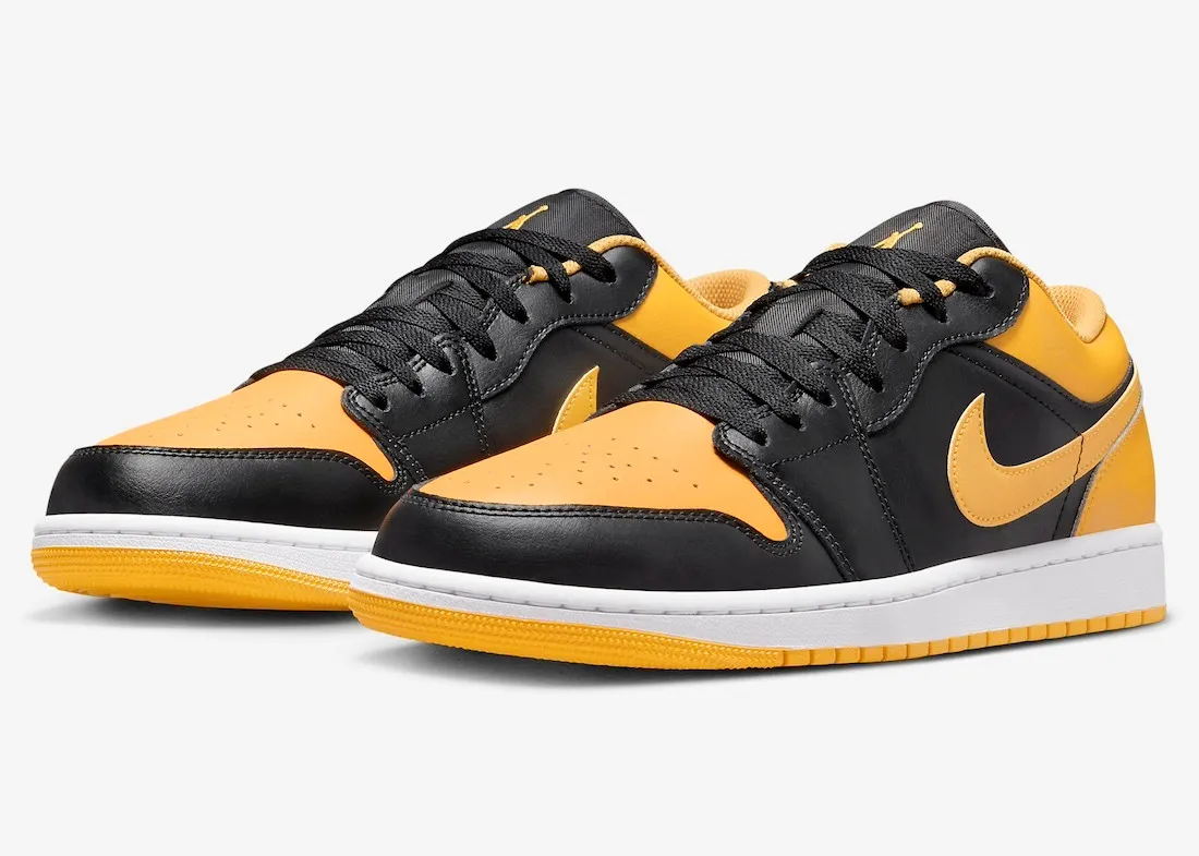 Air Jordan 1 Low Yellow Ochre White Black 553558-072