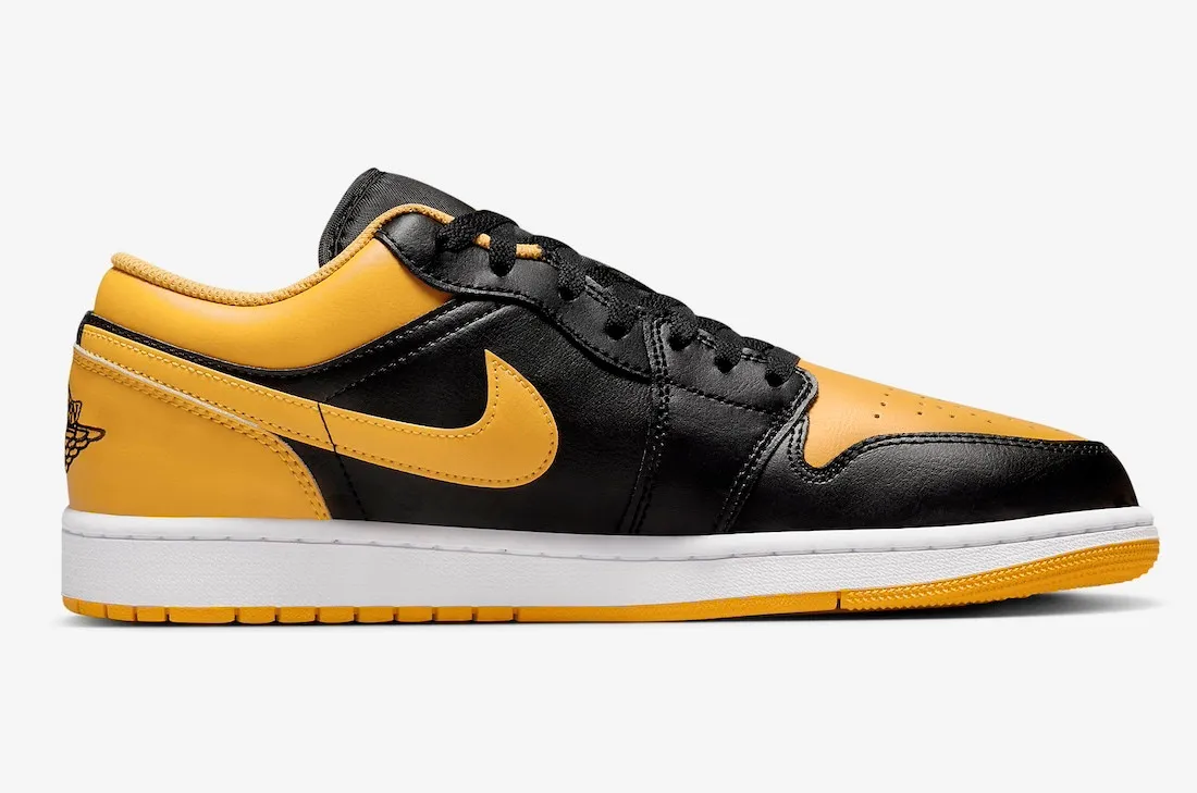 Air Jordan 1 Low Yellow Ochre White Black 553558-072