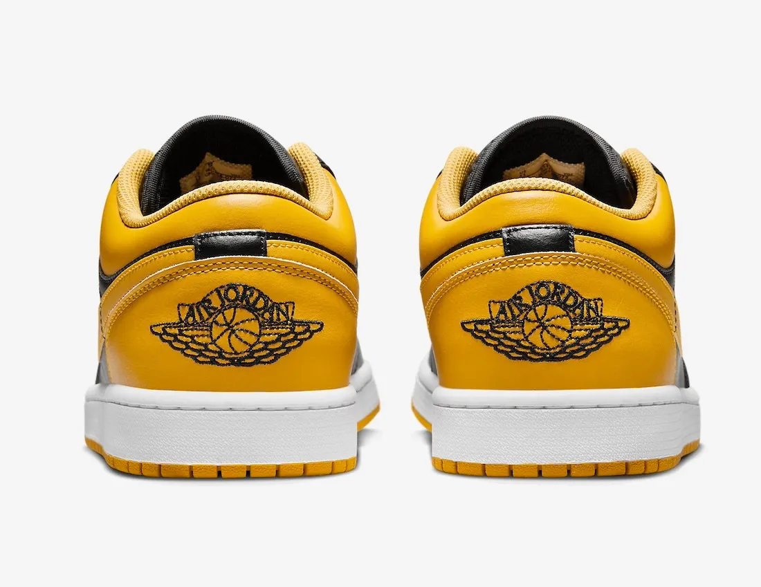 Air Jordan 1 Low Yellow Ochre White Black 553558-072