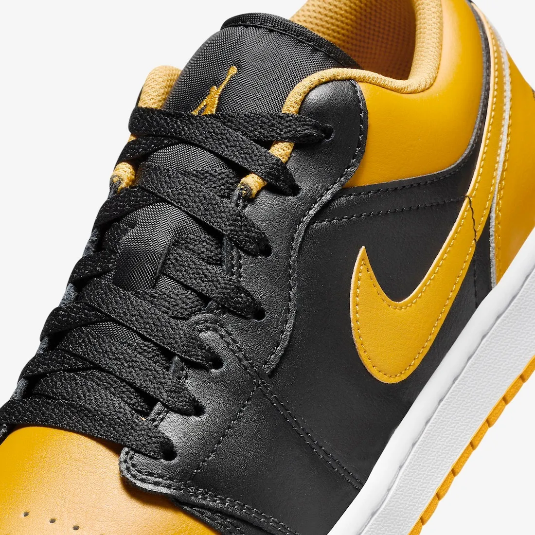 Air Jordan 1 Low Yellow Ochre White Black 553558-072