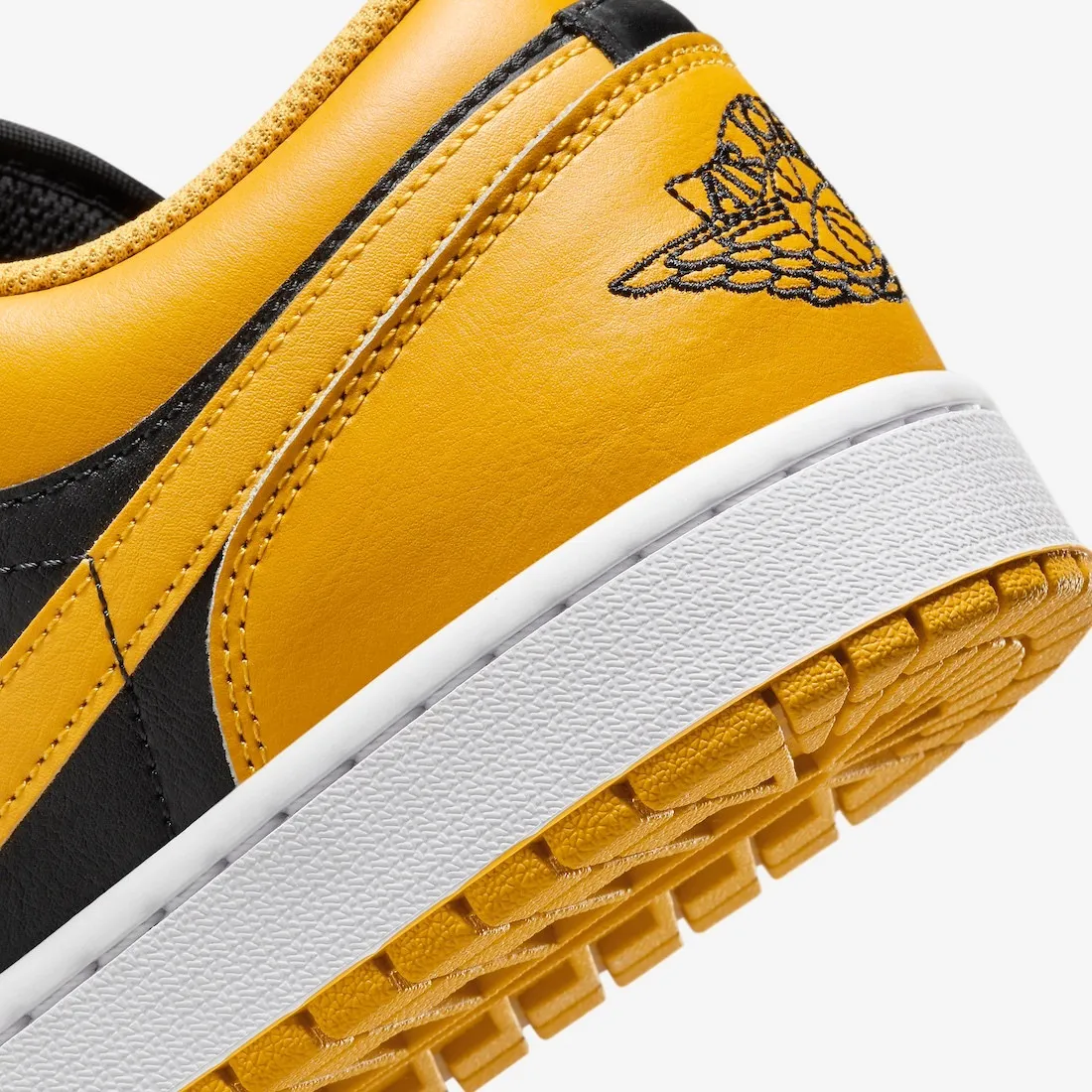 Air Jordan 1 Low Yellow Ochre White Black 553558-072