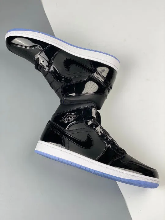 Air Jordan 1 Mid Space Jam Black/Concord-White DV1308-004 – Saliahome