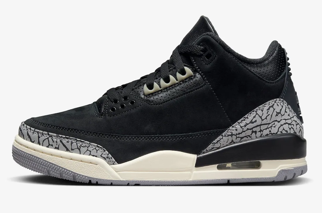 Air Jordan 3 Retro Off Noir Black Coconut Milk Cement Grey CK9246-001