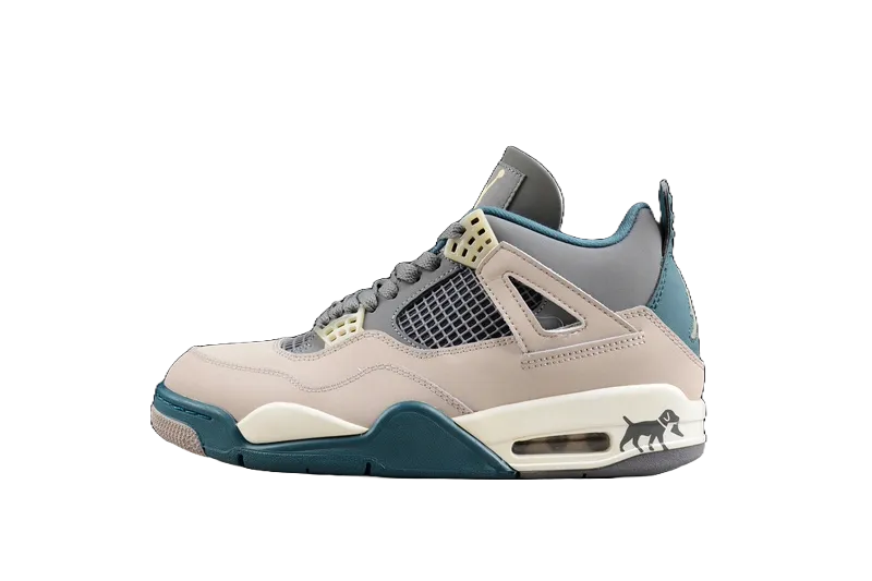 AIR JORDAN 4 PREMIUM PONY HAIR GREY/GREEN/BROWN