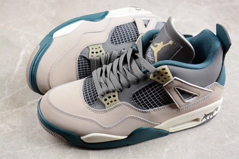 AIR JORDAN 4 PREMIUM PONY HAIR GREY/GREEN/BROWN