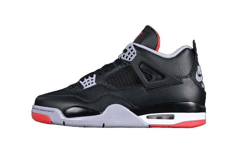 AIR JORDAN 4 RETRO BRED REIMAGINED WHITE/BLACK/GREY/RED