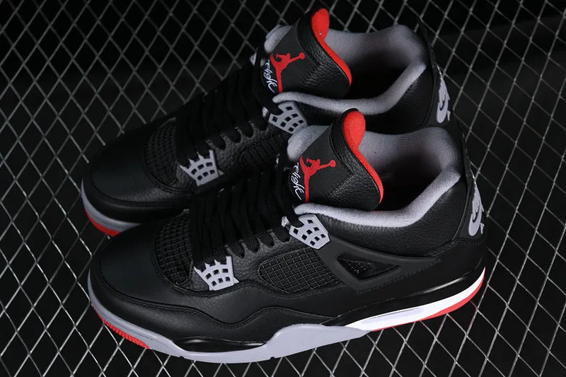 AIR JORDAN 4 RETRO BRED REIMAGINED WHITE/BLACK/GREY/RED