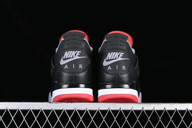 AIR JORDAN 4 RETRO BRED REIMAGINED WHITE/BLACK/GREY/RED