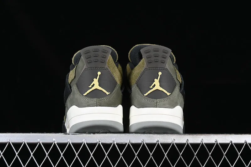 AIR JORDAN 4 SE CRAFT MEDIUM OLIVE WHITE/BLACK/GREEN