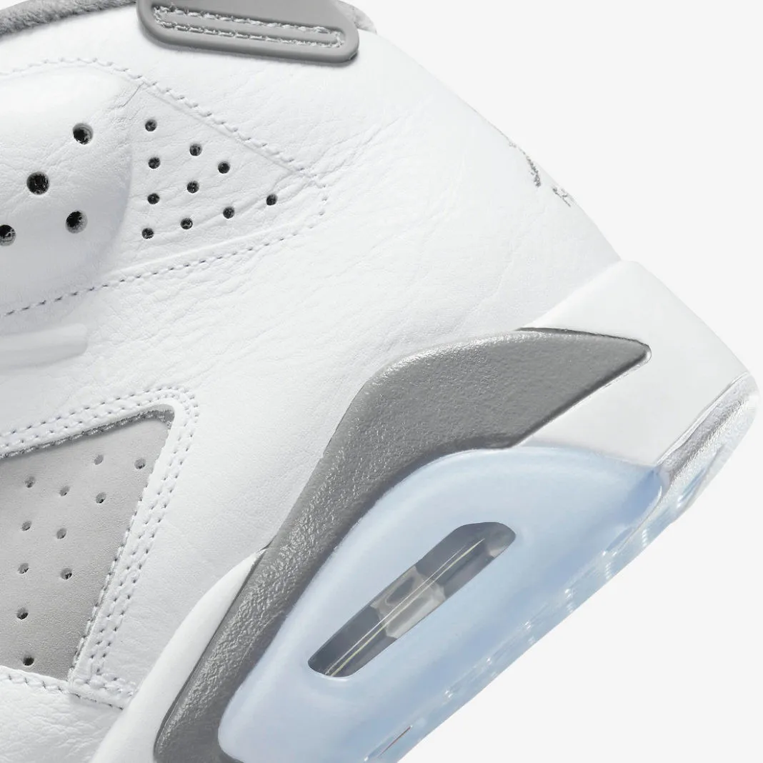 Air Jordan 6 Retro White Cool Grey Medium Grey CT8529-100