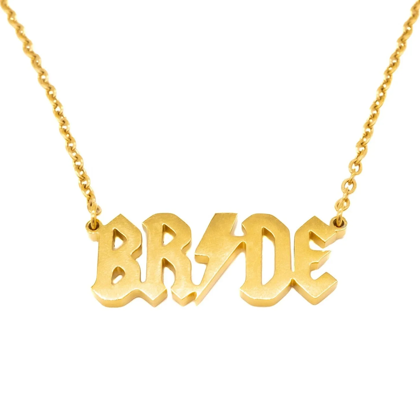 Alternative Gold BRIDE Necklace