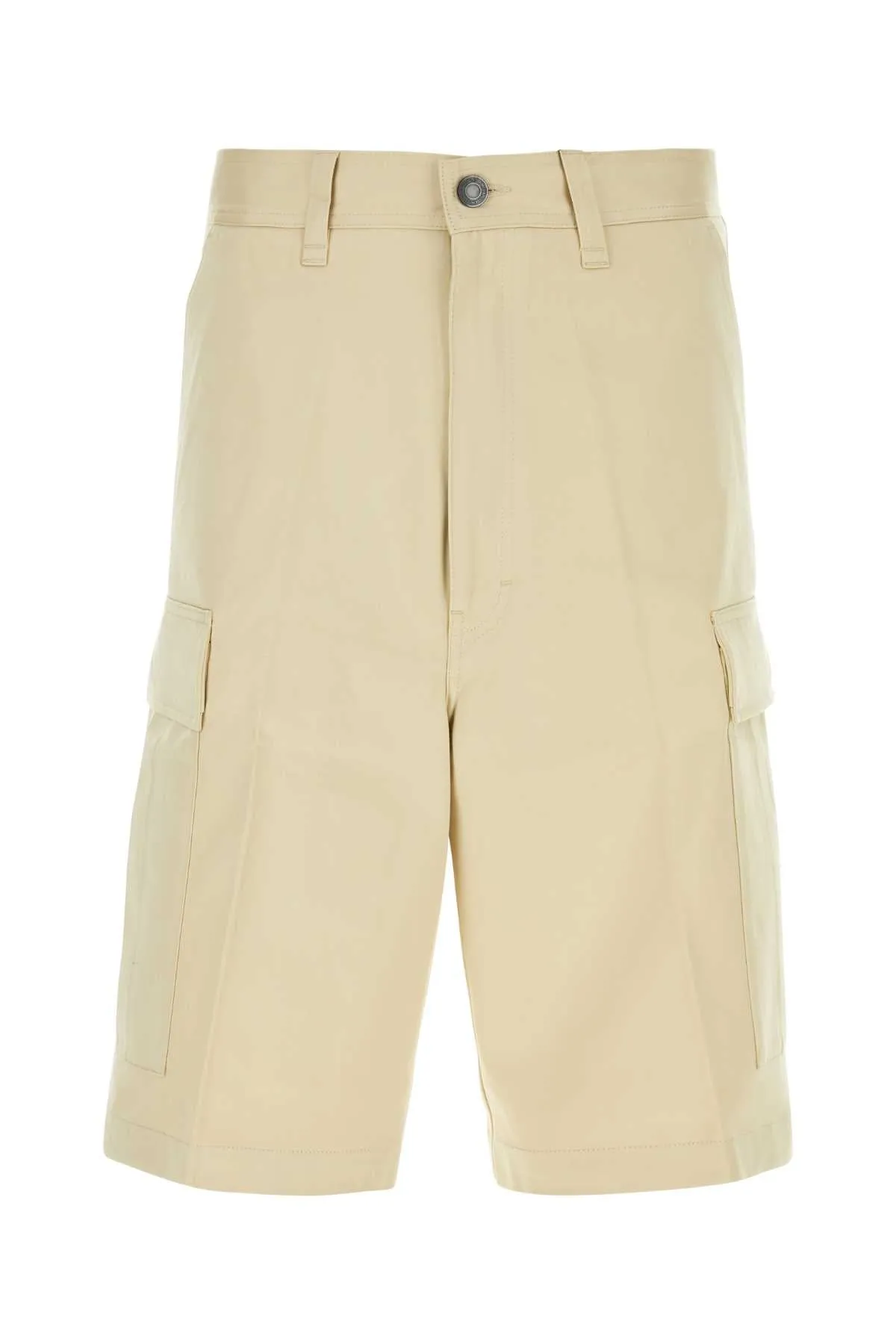 Ami Sand Cotton Bermuda Shorts