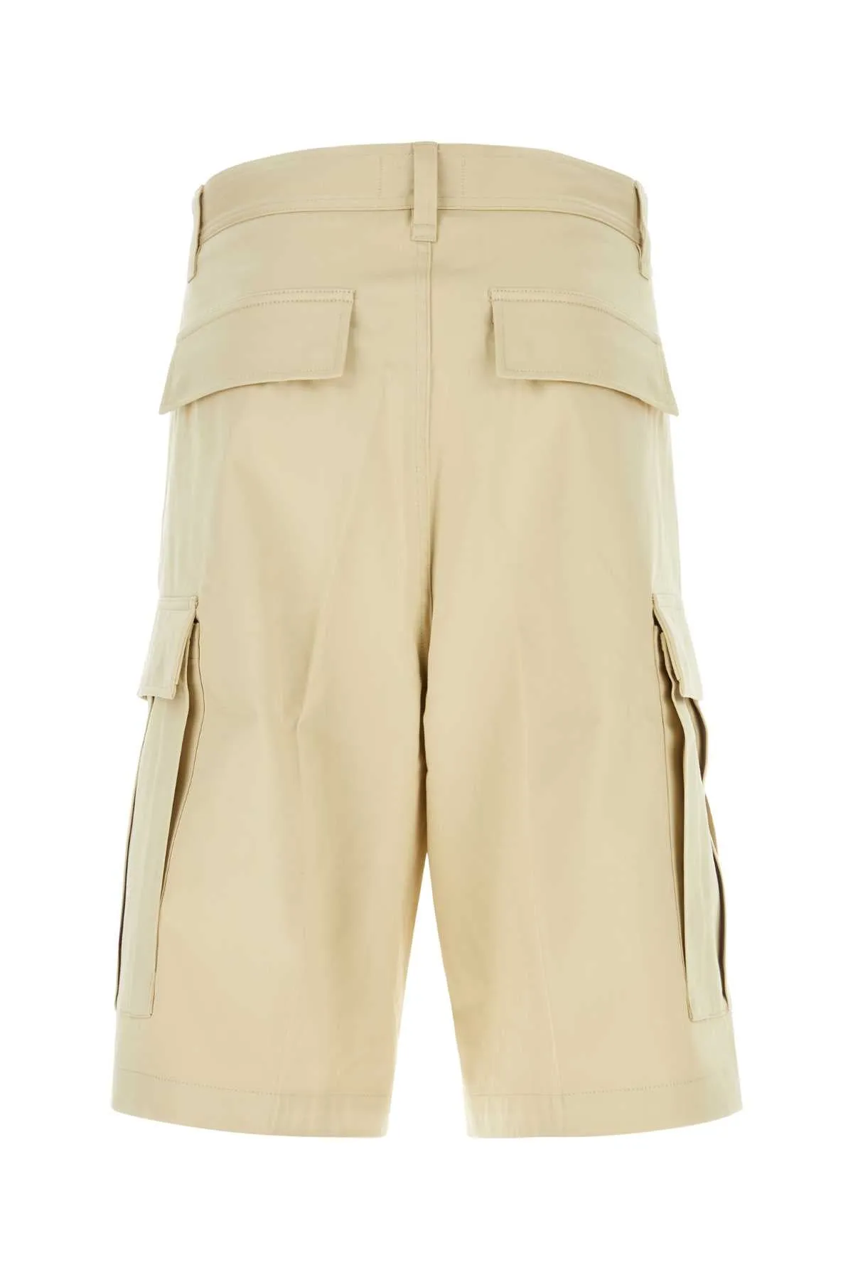 Ami Sand Cotton Bermuda Shorts