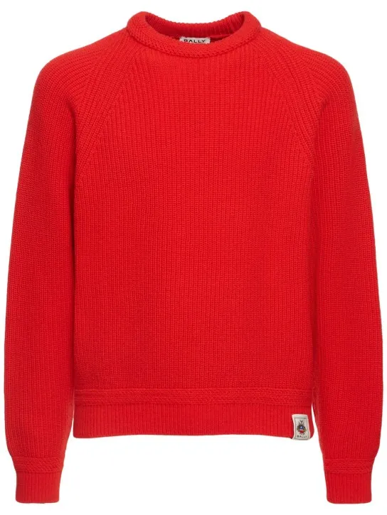 Bally   Wool knit crewneck sweater 