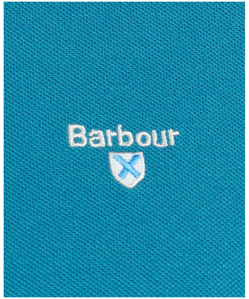 BARBOUR Block Colour Polo Shirt Lyons Blue