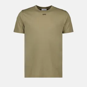 Beige Off Stitch T-shirt