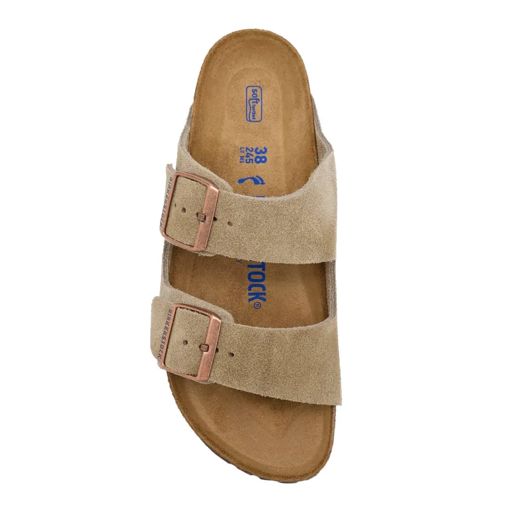 BIRKENSTOCK ARIZONA SF TAUPE SUEDE - ADULTS